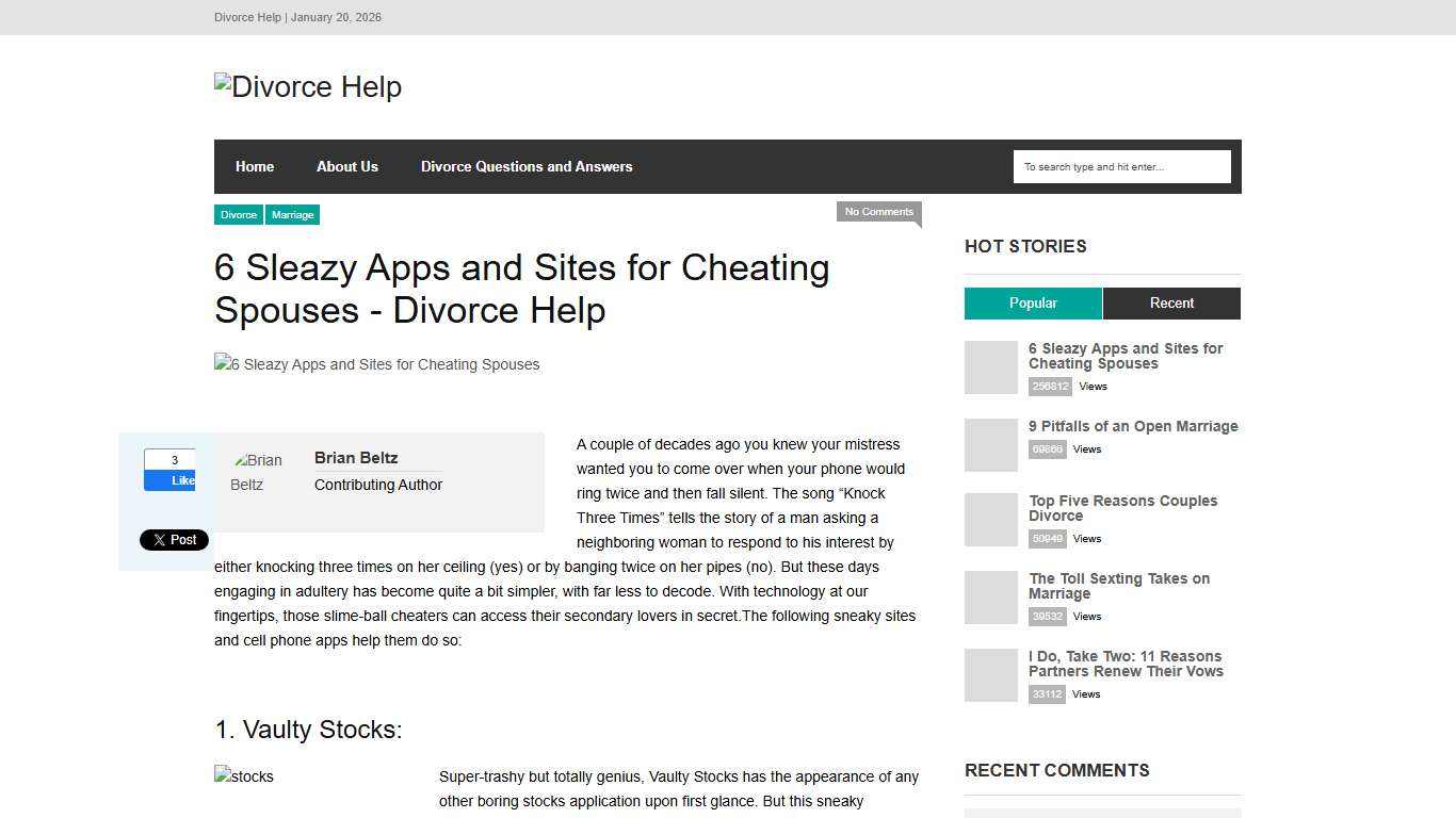 6 Sleazy Apps and Sites for Cheating Spouses - Divorce Help